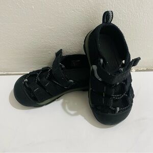 Keen Black Little Kids Newport H2O Toddler Size 7 Hybrid Sandals